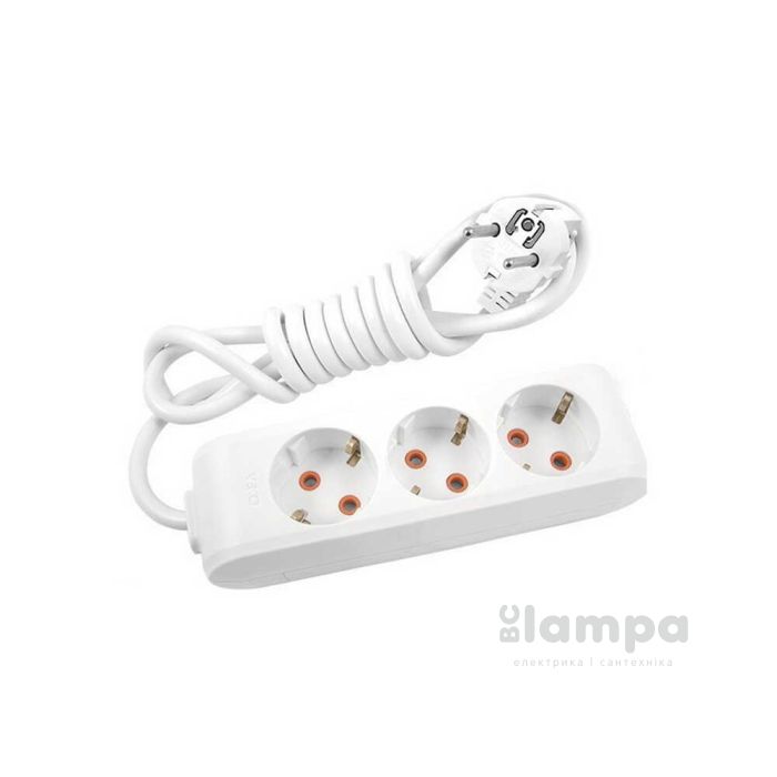 Подовжувач 3гн.  3м  з/к VIKO Multi-let  (90114303)