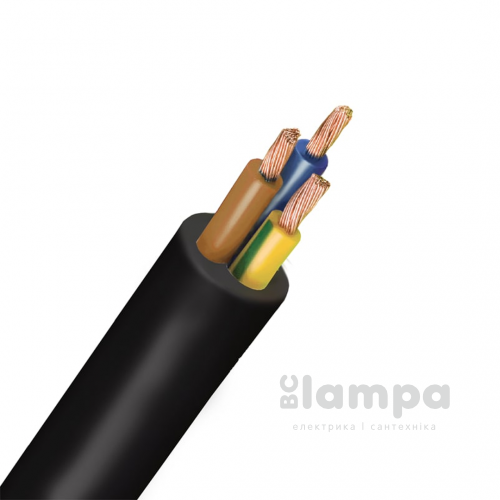 ПВС  3 х 1,5 mm²  Провод ЗЗЦМ чорний