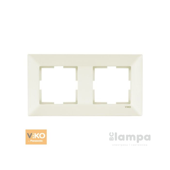 Рамка Крем 2- ная горизонт Viko Meridian (90979012)