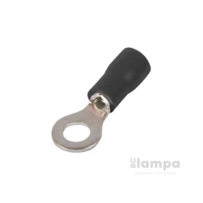 Накінечник кільцевий ізольований RV 2.2.8.black 1.5-2.5 mm²  чорний - ціна 1 шт
