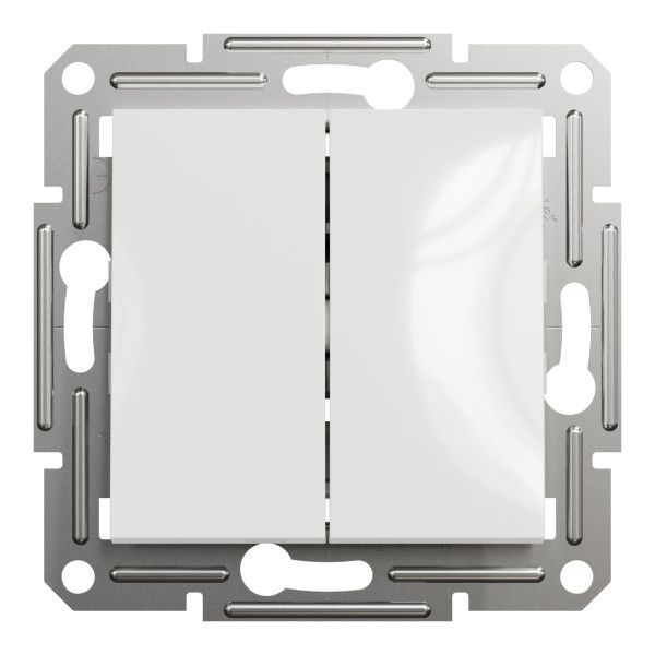 Schneider Electric Asfora білий вимикач 2 кл. без рамки  (ЕРН0370121)