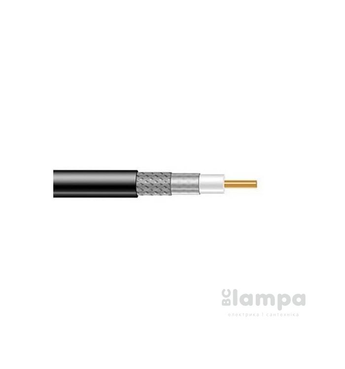 KабельTV FinMark 690 CCA 75 Ом чорний біметал